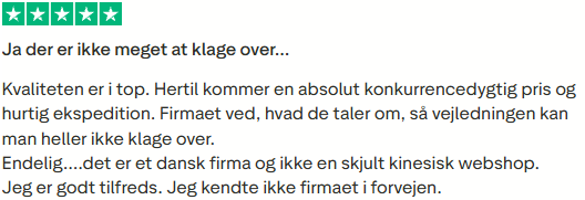 Nobullets 5 Stjerner Trustpilot