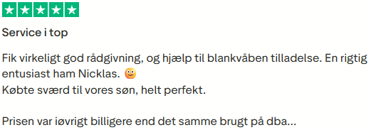 Trustpilot Anmeldelse Nobullets 5 Stjerner