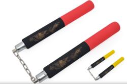 2-Farvet Skum Nuchaku Med Kæde