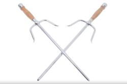 Rund Sai, Wenge Trægreb, Rustfri Stål