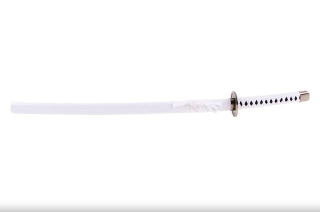 Bambusblad katana Hvid