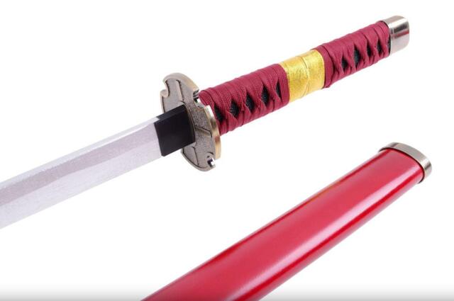 Bambusblad katana Rød