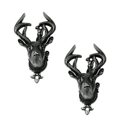 Kolser Sølv Riffelholder Eller Pistolholder, Hjortehoved