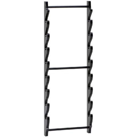 Vægholder til 8 samurai-sværd