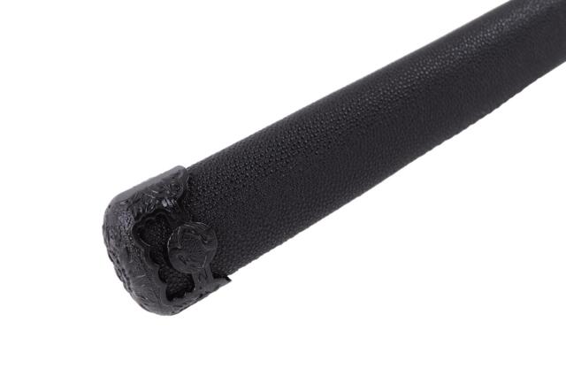 Shen Long, Katana Kokuei, Damaskus Stål - Saya ende