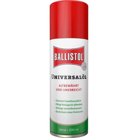Ballistol Universal Olie, Spray, 200 ml