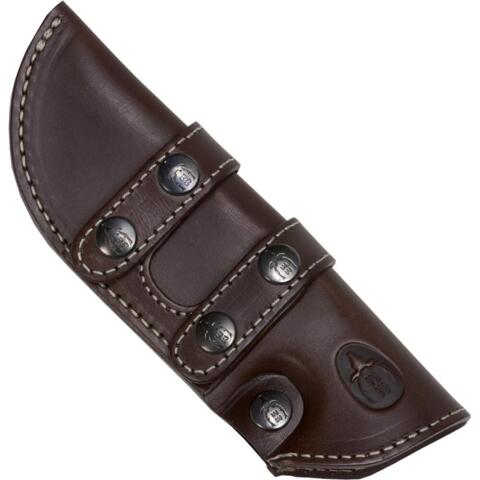 Muela, Rhino Coyote Micarta, Sand Farvet - Læder Skede