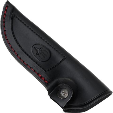 Muela, Kodiak Canvas Micarta Kniv, Grøn - Sort Læder Skede