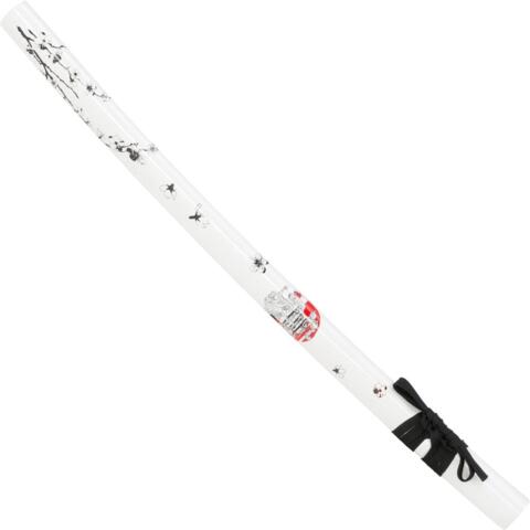 Katana white flower Skede (Saya)