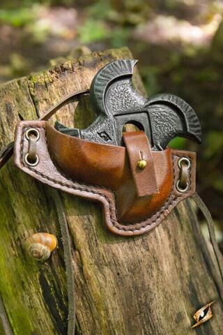 Tornado Shuriken Holder inkl. Shuriken Brun