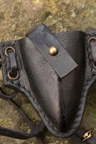 Push Dagger holder inkl. knife Black