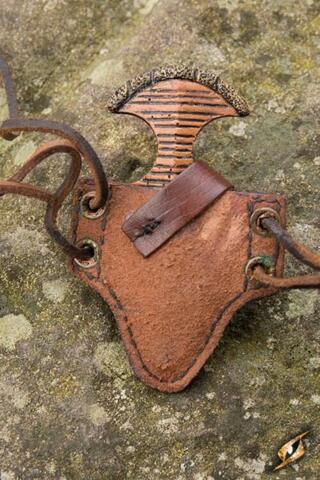 Push Dagger holder inkl. knife Brown