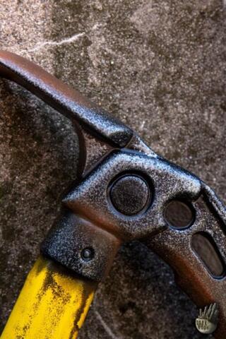 Ice Axe - 63 cm - Yellow - Øksehoved