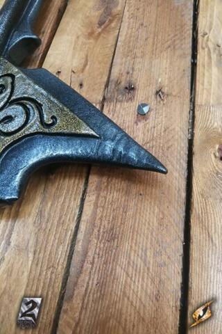 Kings Guard Halberd - 190 cm - Øksehoved