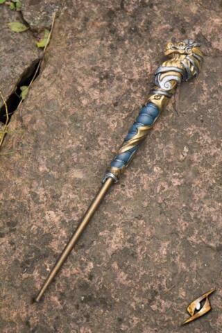 Faust - Wand - 35 cm - Gold