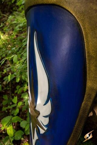 Elf Shield - L - Blue - Front