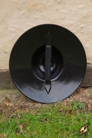 Fencing Buckler - S - Gold - Bagside