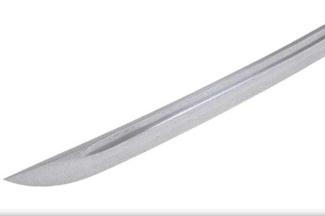 Katana Bushido Yamato, Damaskus Stål - Klinge