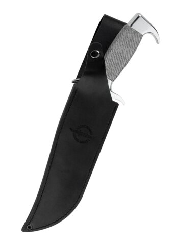 United Cutlery, Gil Hibben - Highlander Bowie Spejlpoleret - Læder Skede