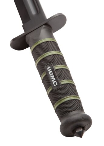 United Cutlery, USMC Blackout Combat Fighter Kniv - Håndtag