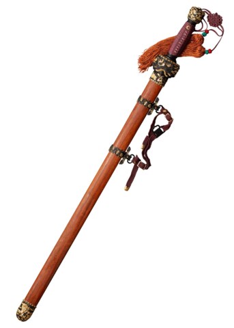 Cold Steel, Chinese Two Collar Sea Wave Gim-Sword - Med Skede