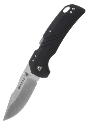 Cold Steel, Engage Foldekniv, Clip Point, 3'', Sort G10