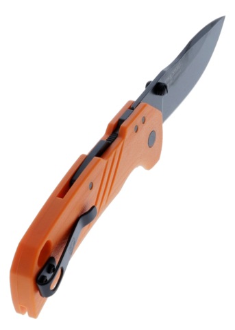 Cold Steel, Engage Foldekniv, Clip Point, 3'', Blaze Orange - Ryg