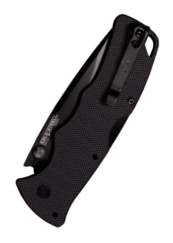 Cold Steel, Verdict Foldekniv, Spear Point, AUS 10A, Sort - Foldet