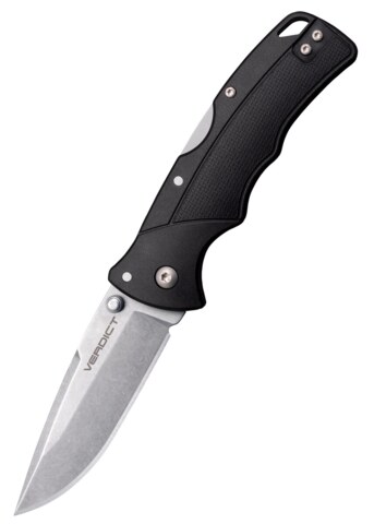 Cold Steel, Verdict Foldekniv, Spear Point, 4116SS, Sort