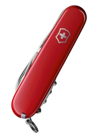 Victorinox, Spartan Schweizer Kniv, Medium, Rød - Foldet
