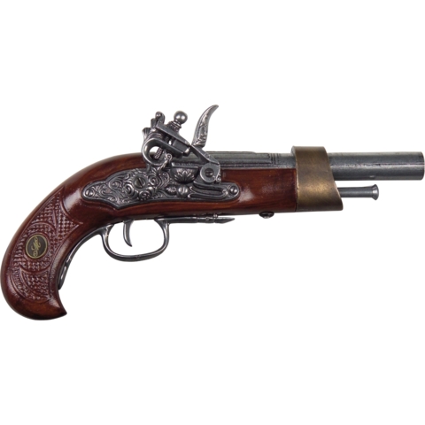 Kolser, French Cavalry Flintlock Pistol, 18.- Århundrede