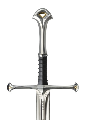United Cutlery, Lord Of The Rings, Anduril Sværd, Museum Collection - Greb
