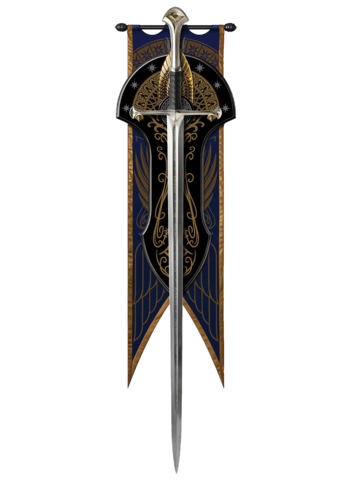 United Cutlery, Lord Of The Rings, Anduril Sværd, Museum Collection - Vægbeslag