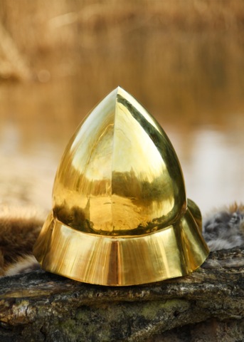 Battle Merchant, Græsk Boeotian Hjelm, 4' Århundrede f.Kr - Bag