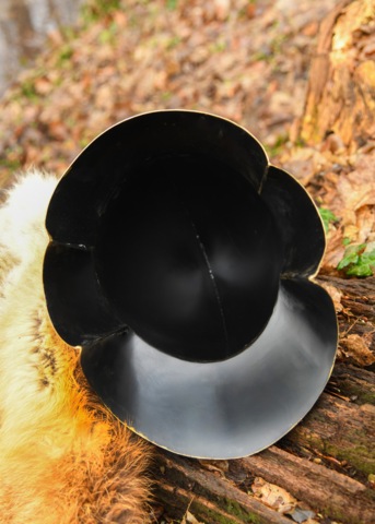 Battle Merchant, Græsk Boeotian Hjelm, 4' Århundrede f.Kr - Inderside