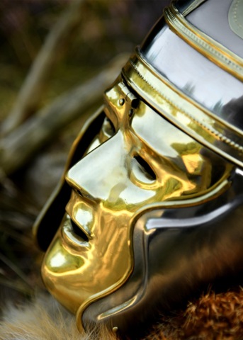 Battle Merchant, Imperial Gallic Face Hjelm, Jern - Ansigt Beskyttelse