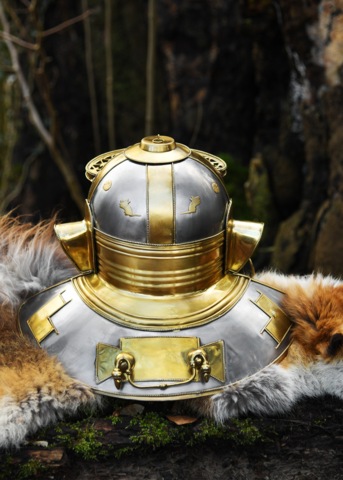 Battle Merchant, Roman Italic H-hjelm, Niedermörmter - Bagside