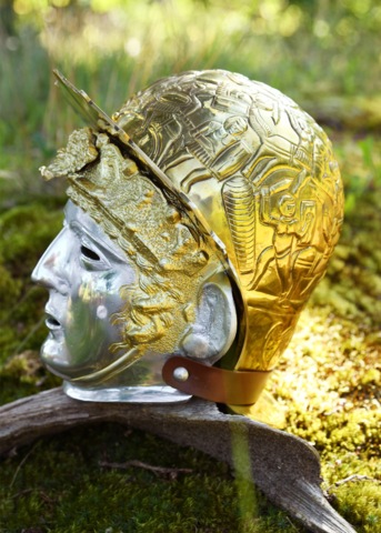 Battle Merchant, Ribchester Cavalry Sports Hjelm, Messing Og Stål - Side