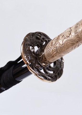 Marto, Inmortal Katana, Syntetisk Elfenben - Tsuba