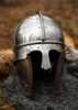 Battle Merchant, Late Roman Cavalry Hjelm, Stål - Front