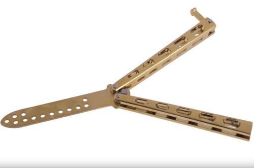 Butterfly Træningskniv i Guld